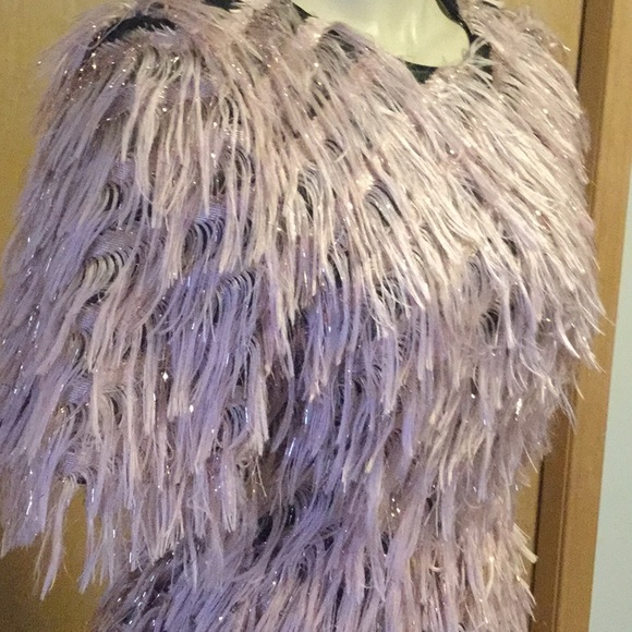 DOLCE & GABBANA Fringed fil coupé organza  dress - Picture 5 of 8